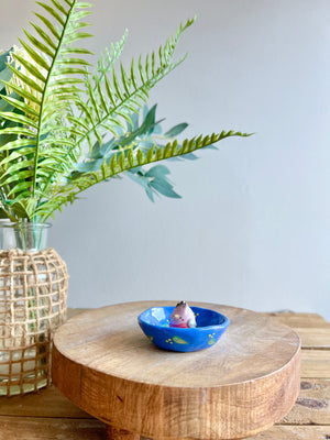 Bud vase trinket dish