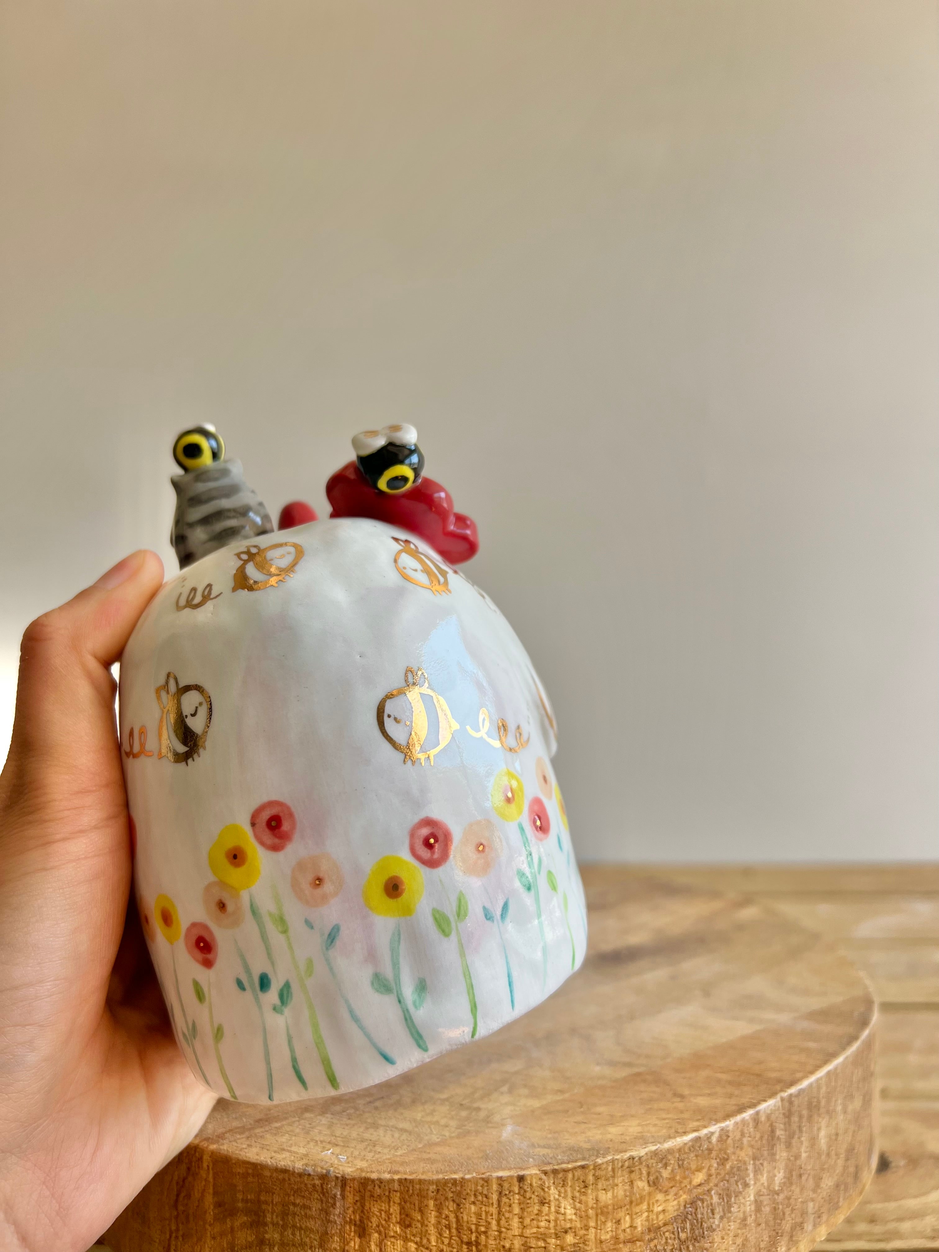 Chicken Bud Vase