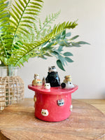 Ultimate Cat Crew Lidded Trinket pot