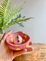 Bud vase trinket dish