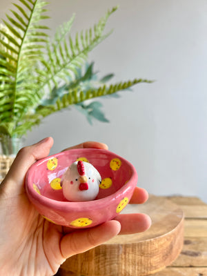 Bud vase trinket dish