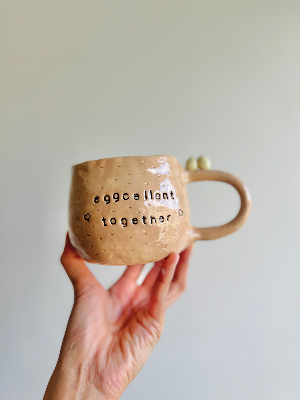 Bacon & eggs pun love Sloth mug, photo 12 of 14