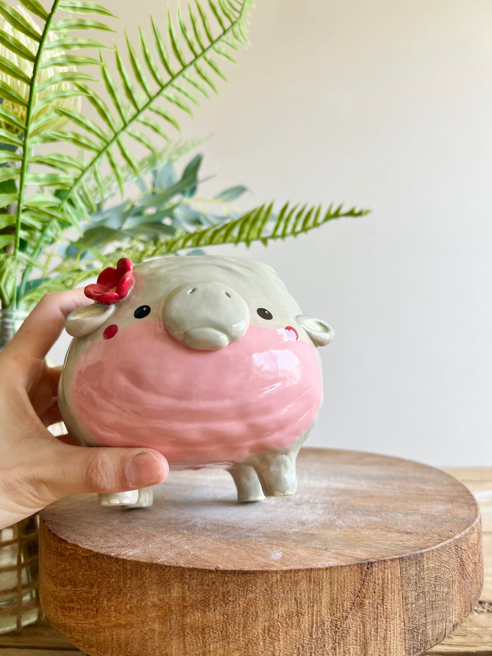 LARGE MOO DENG planter #2, photo 9 of 13