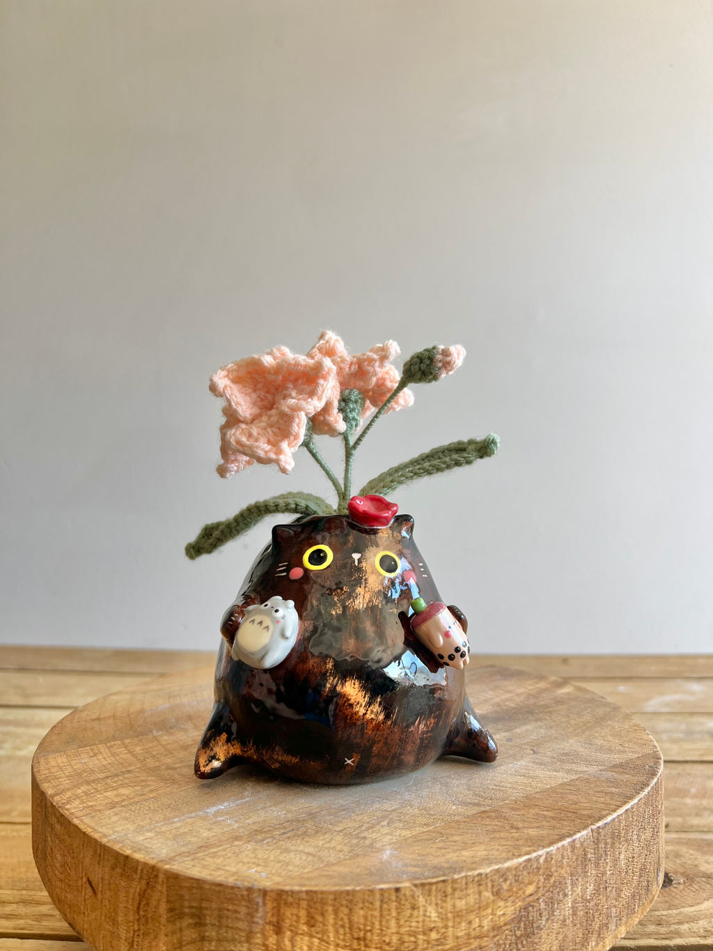 Tortie Bud Vase