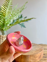 Bud vase trinket dish