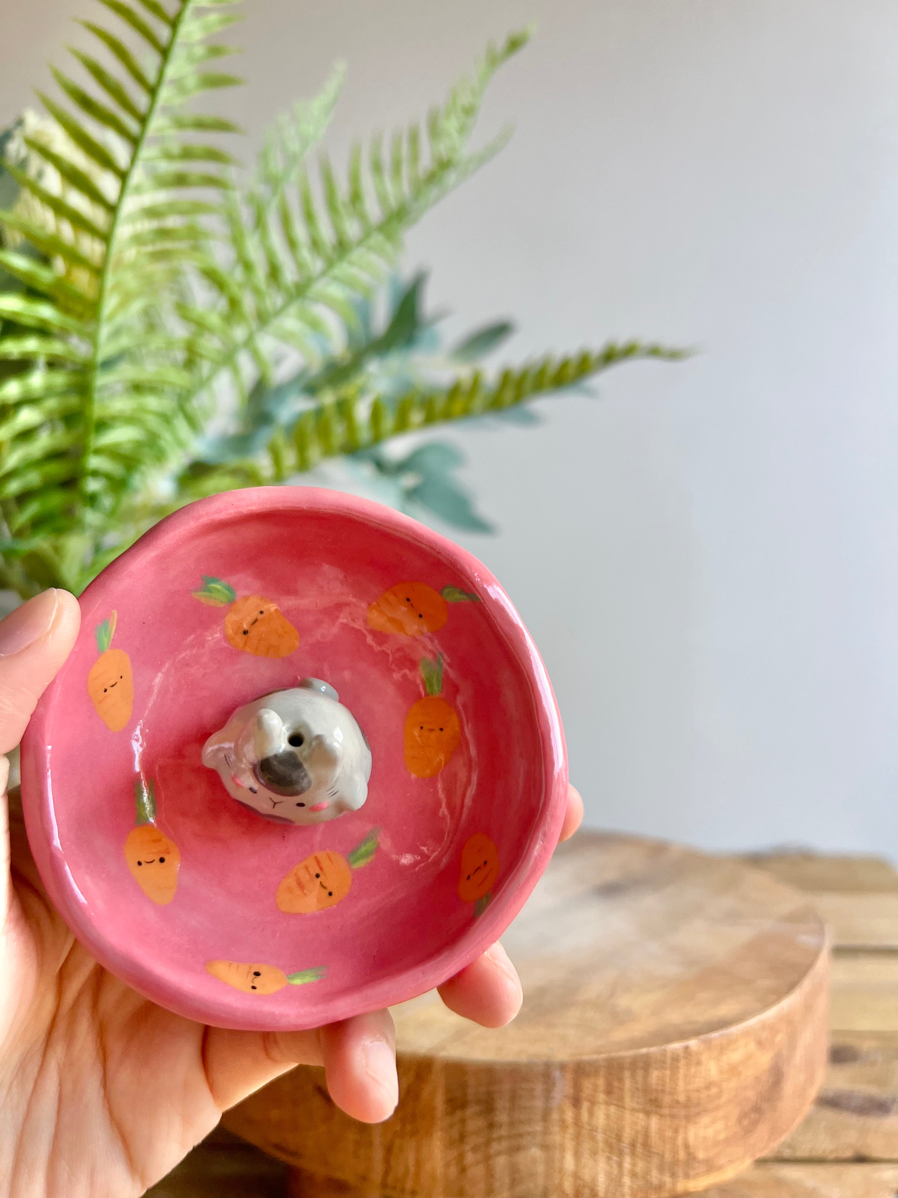 Bud vase trinket dish