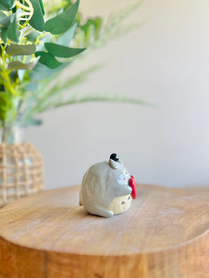 Totoro love heart bud vase