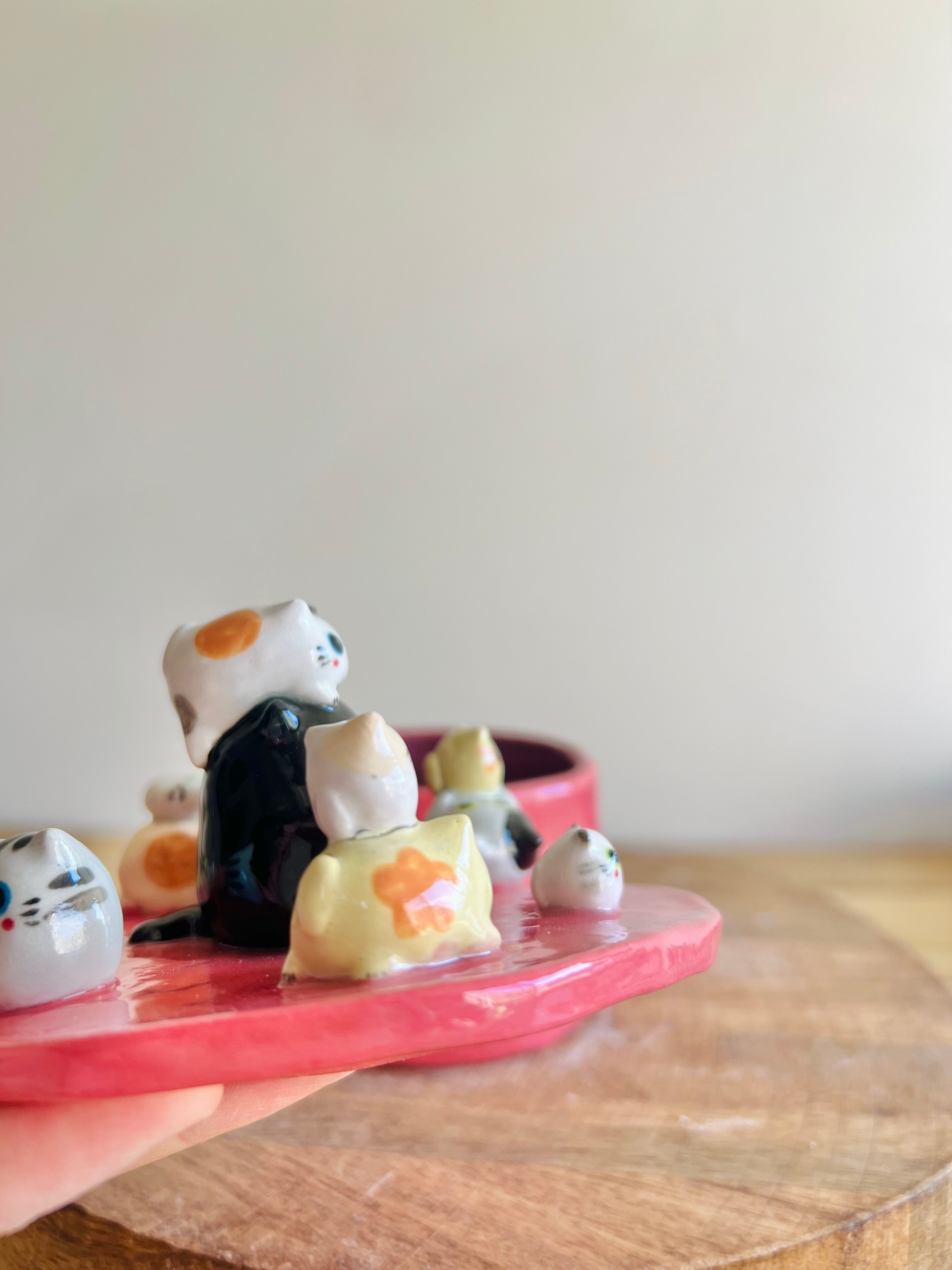 Ultimate Cat Crew Lidded Trinket pot