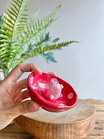 Bud vase trinket dish