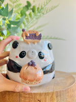 Pie love pun panda pot