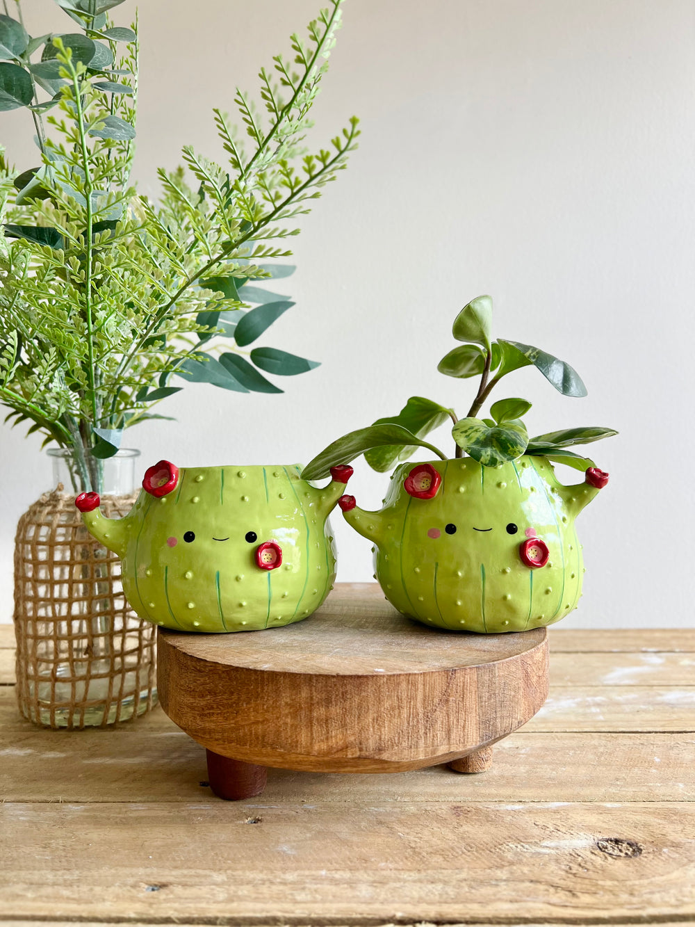 Flowery MULD Cactus pot #1, photo 11 of 11