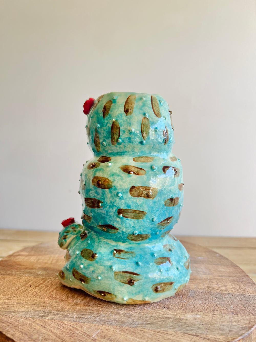 Grump Froggo family trio stack vase, photo 4 of 8