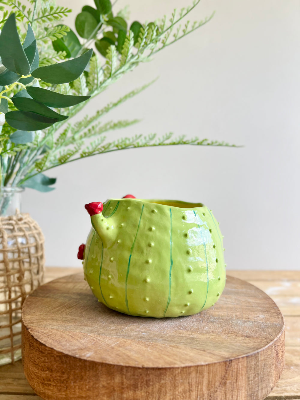 Flowery MULD Cactus pot #1, photo 6 of 11