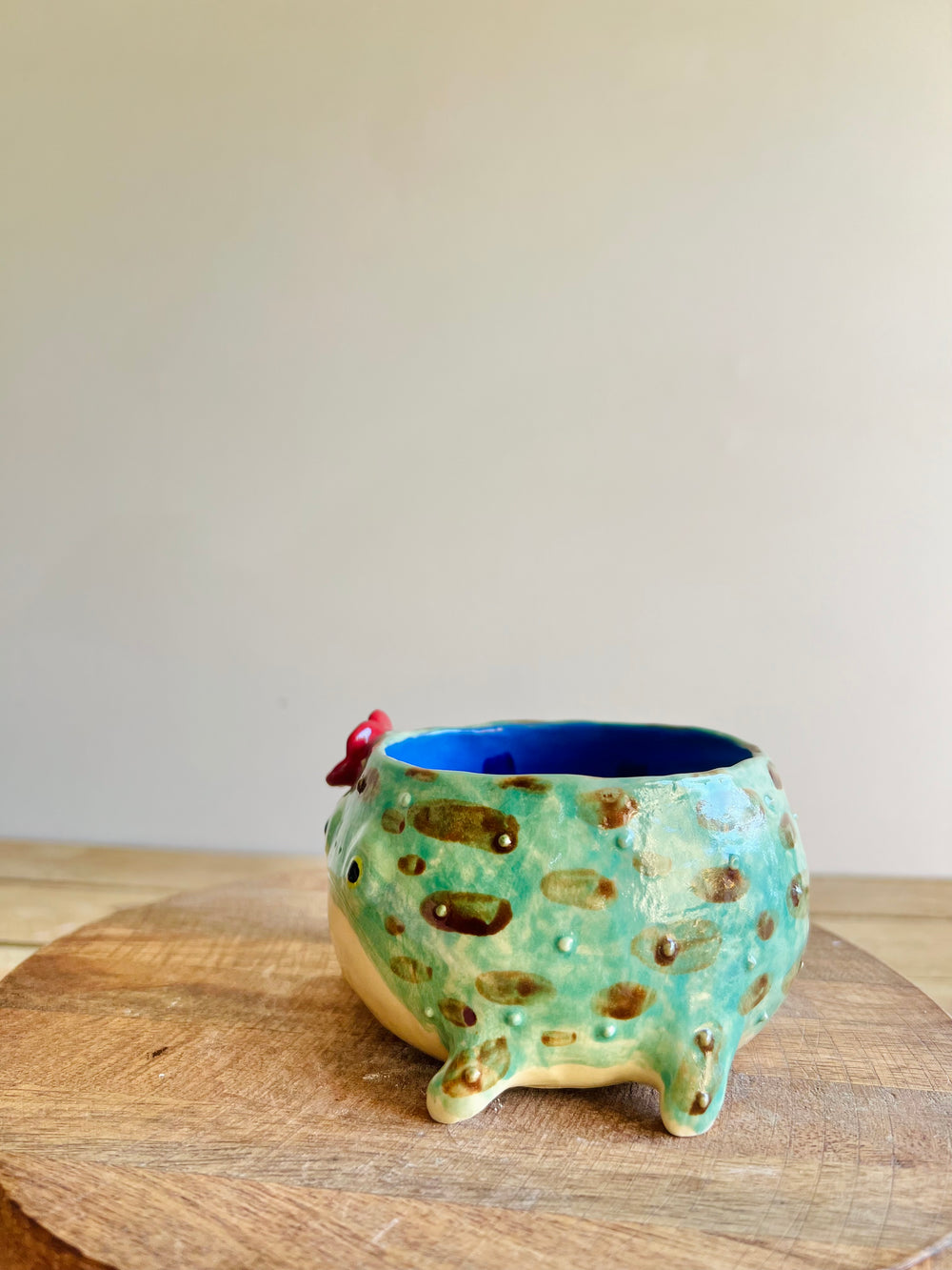 Grump froggo pot with BONUS mini grump friend #2, photo 5 of 8
