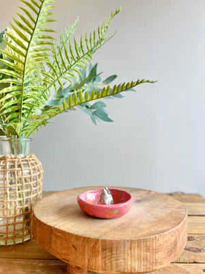 Bud vase trinket dish