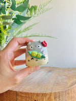 Totoro peas in a pod bud vase