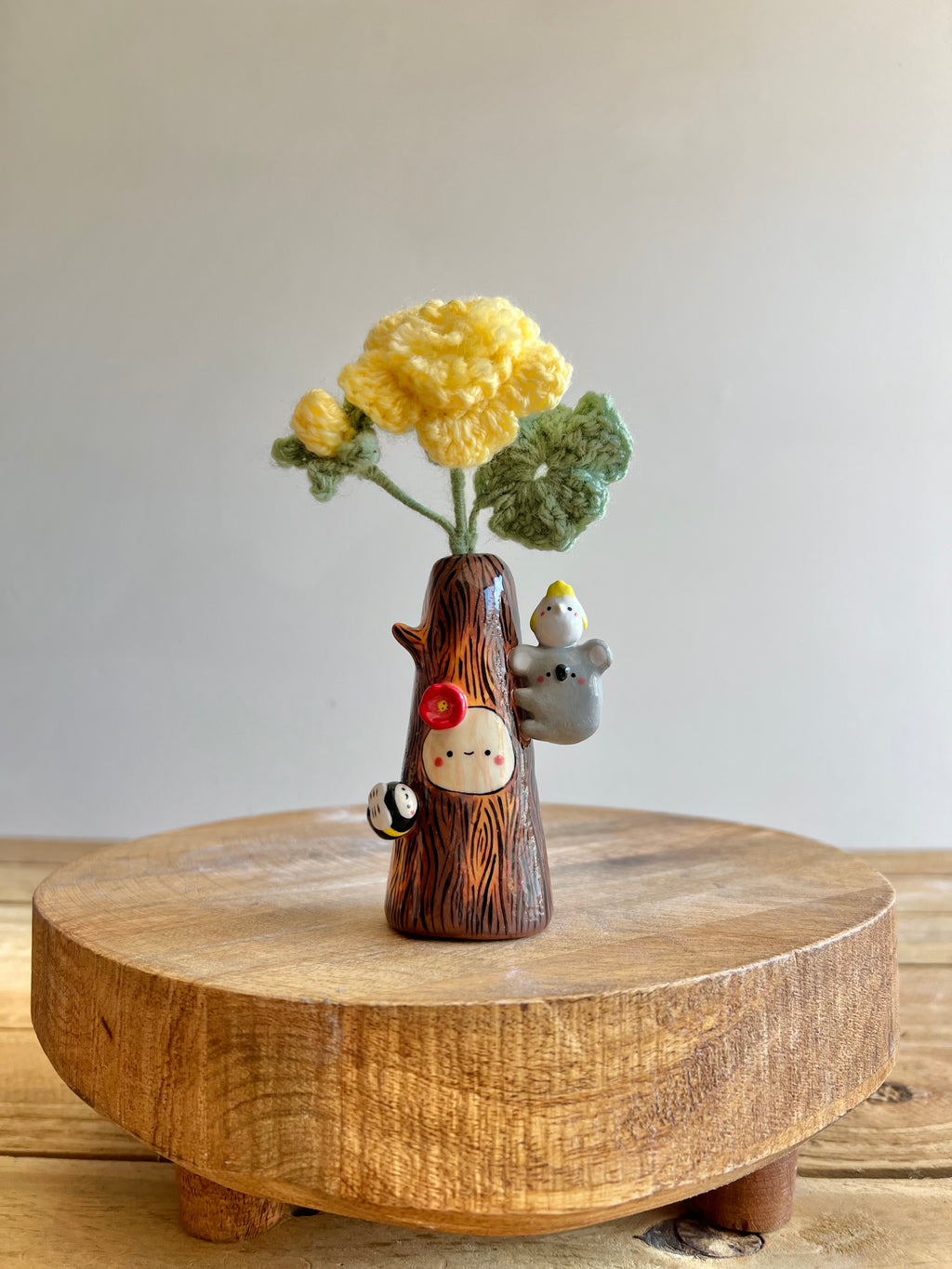 Happy Tree Bud Vase