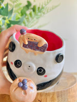 Pie love pun panda pot