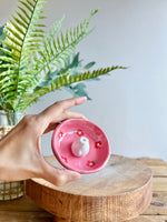 Bud vase trinket dish