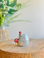 Totoro mushroom bud vase