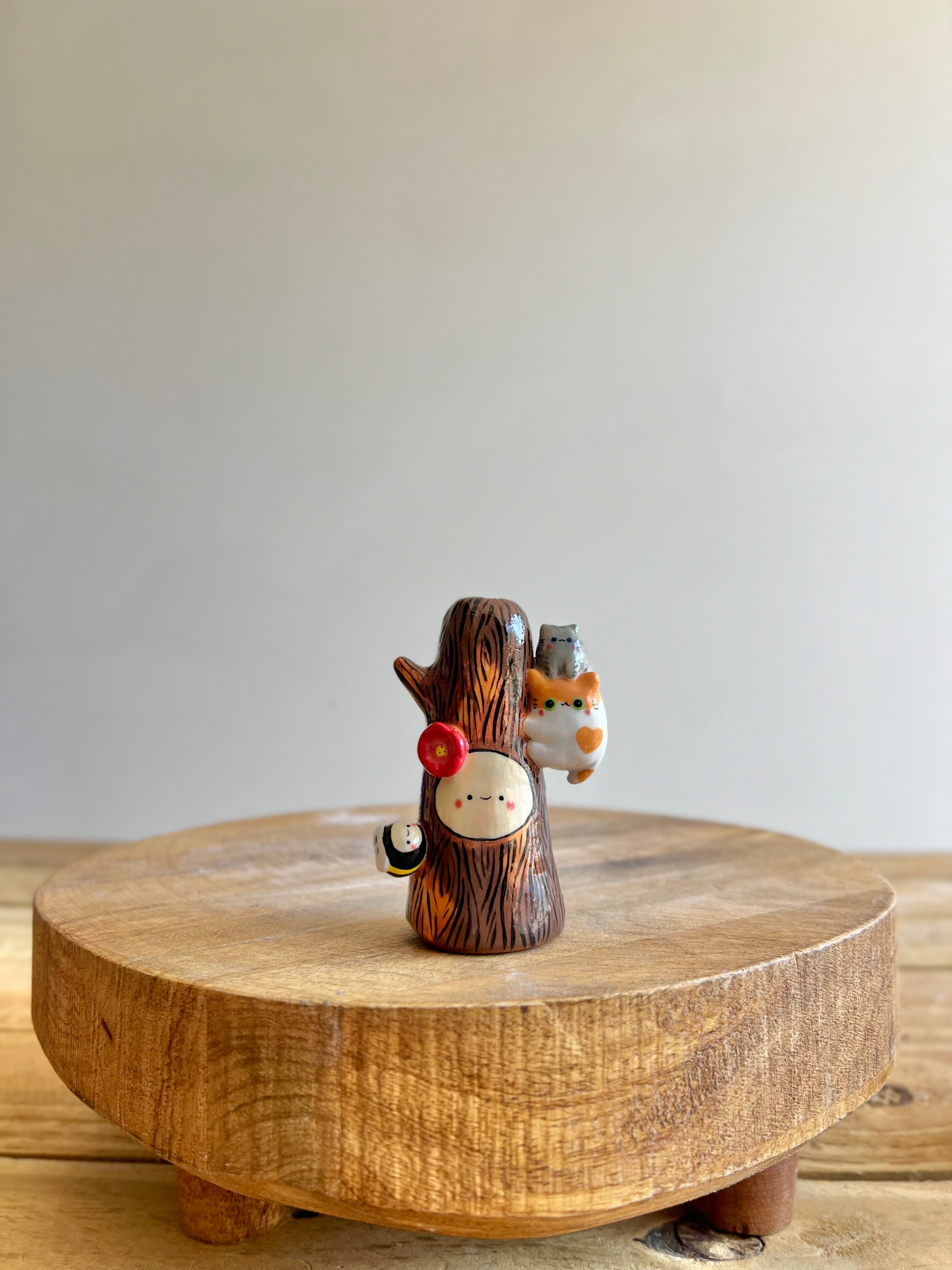 Happy Tree Bud Vase
