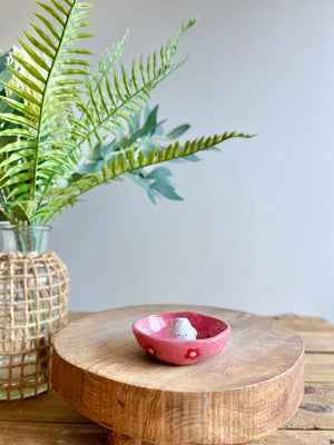Bud vase trinket dish