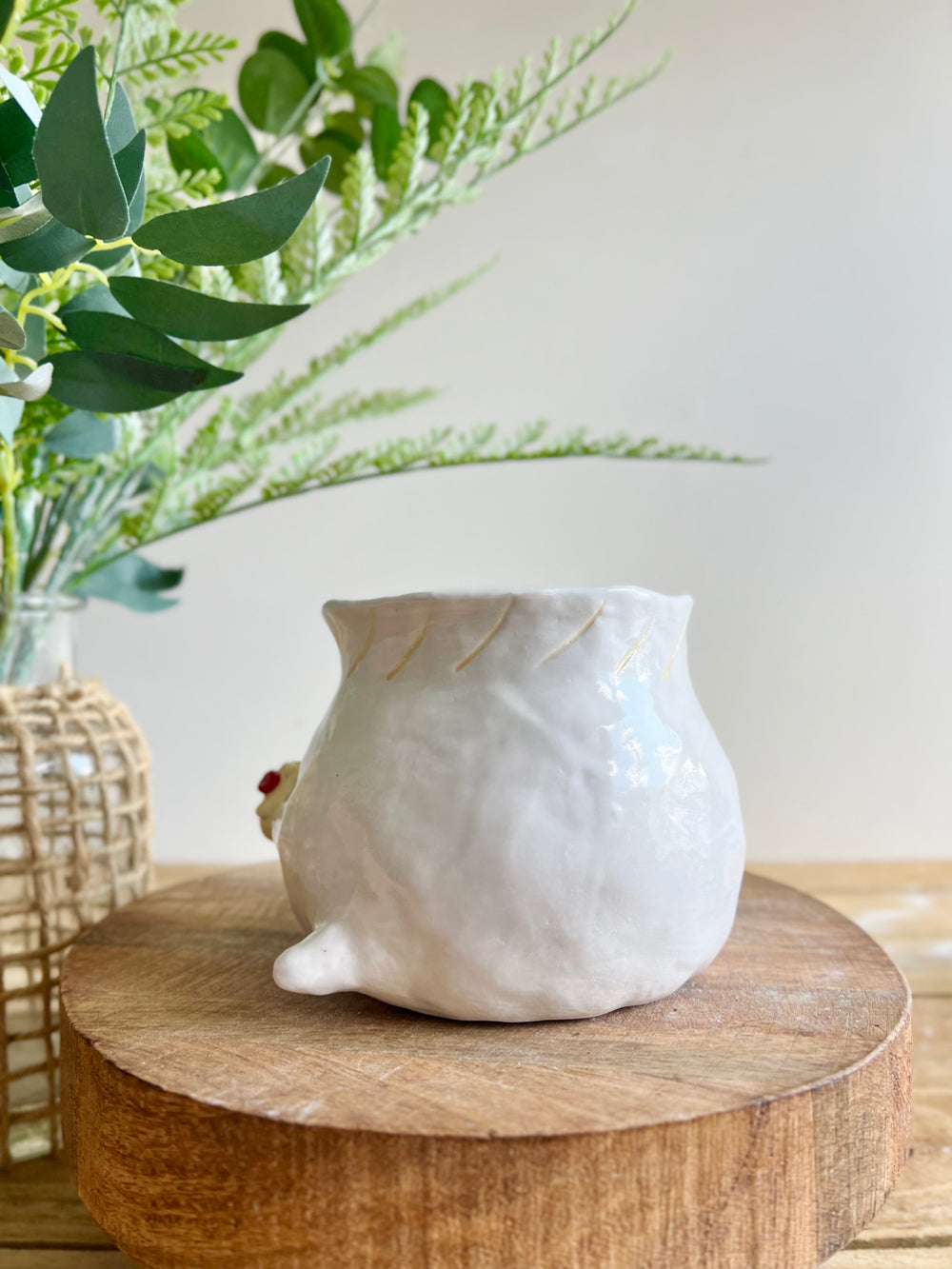Flowery dumpling pot with baby dumpling, photo 7 of 13