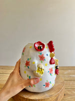 Large Chicken pot/vase