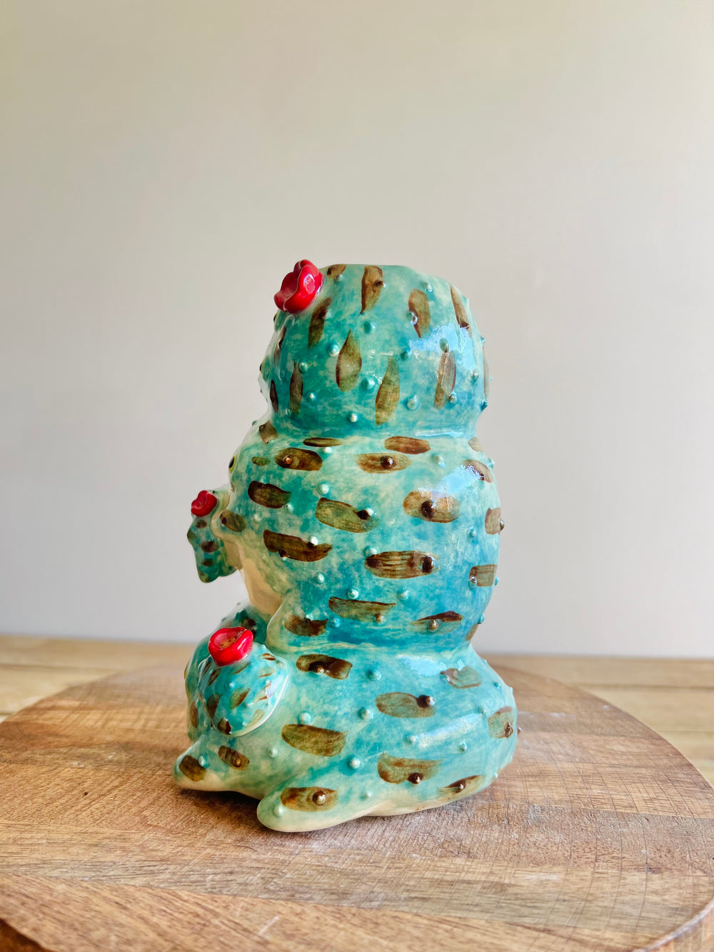 Grump Froggo family trio stack vase, photo 6 of 8