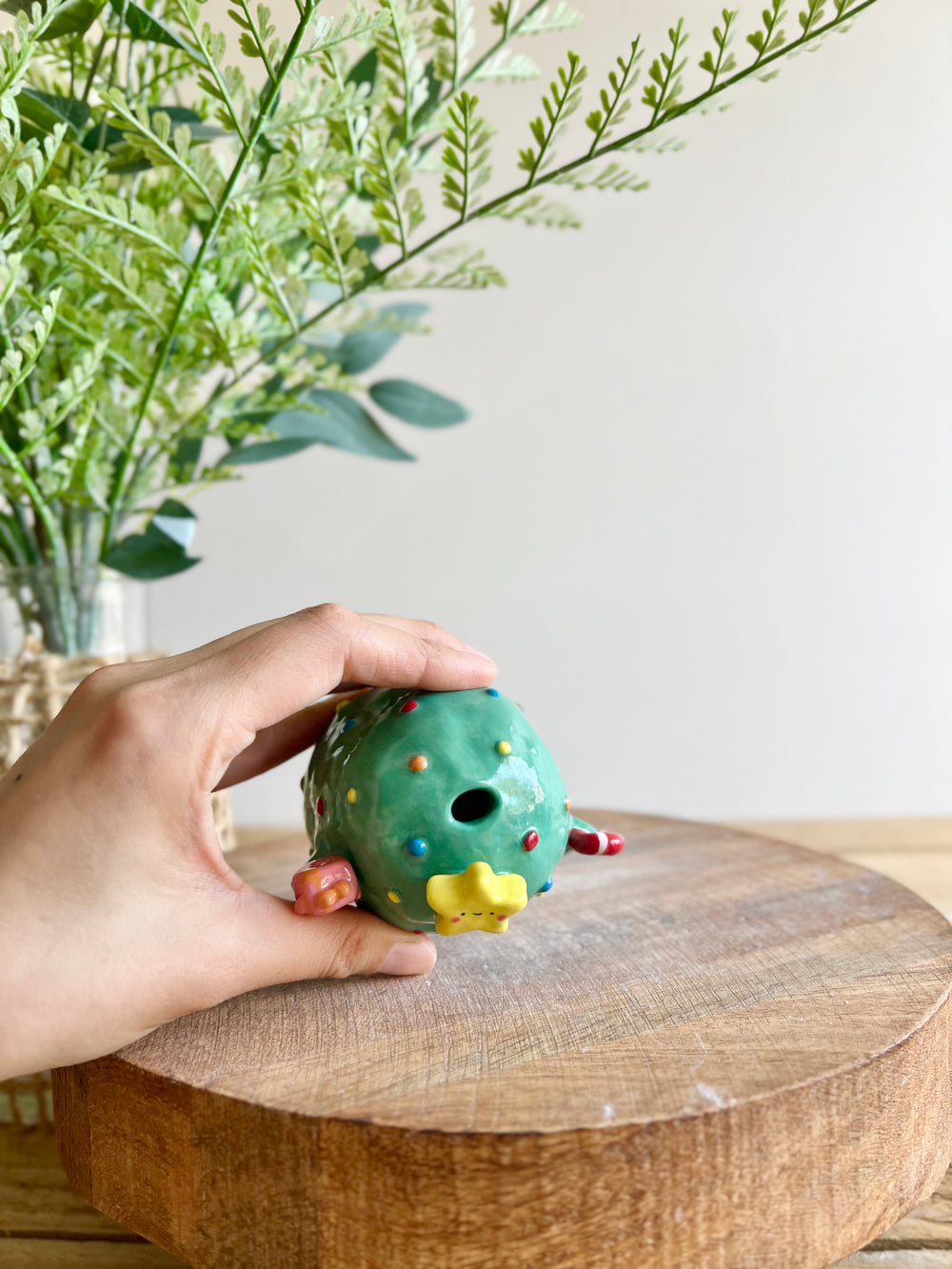 Super festive Christmas tree bud vase, photo 7 of 12