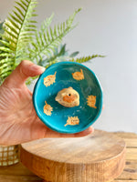 Bud vase trinket dish