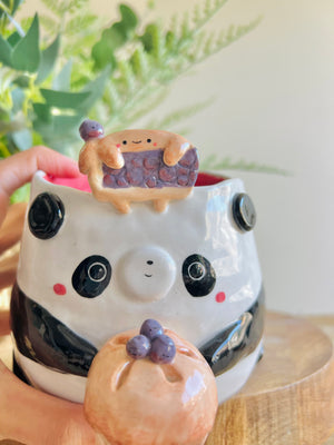 Pie love pun panda pot