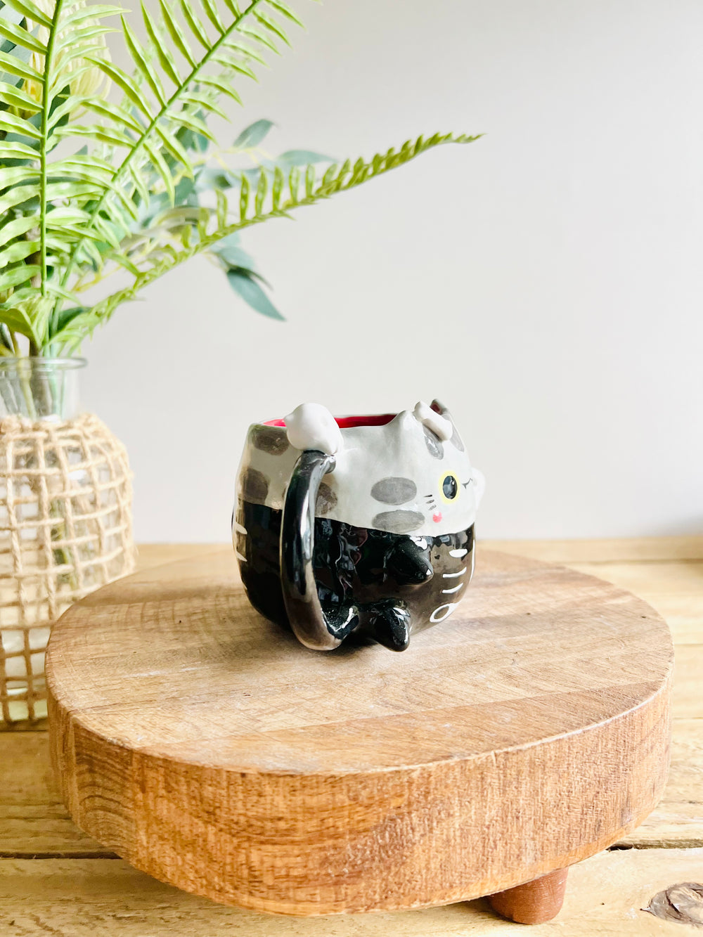 Skeleton cat mug with cat skull friends, photo 2 of 10