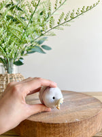 Snowman with gingerbread friend bud vase