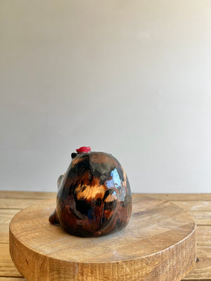 Tortie Bud Vase