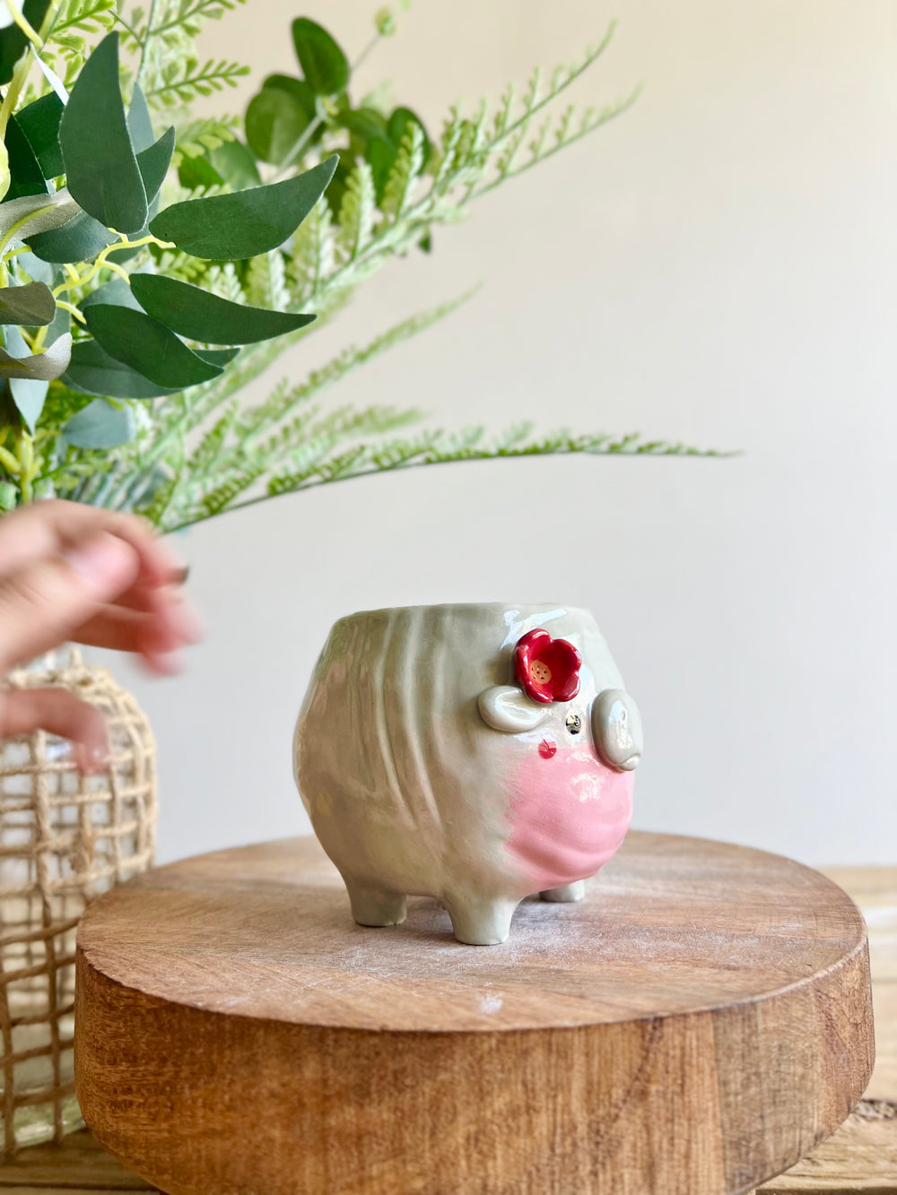 MOO DENG small planter #5, photo 3 of 12
