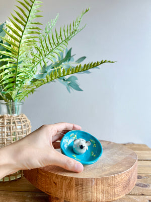 Bud vase trinket dish