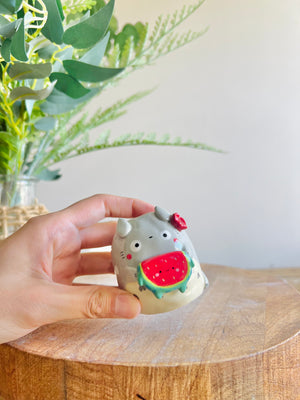 Totoro watermelon bud vase