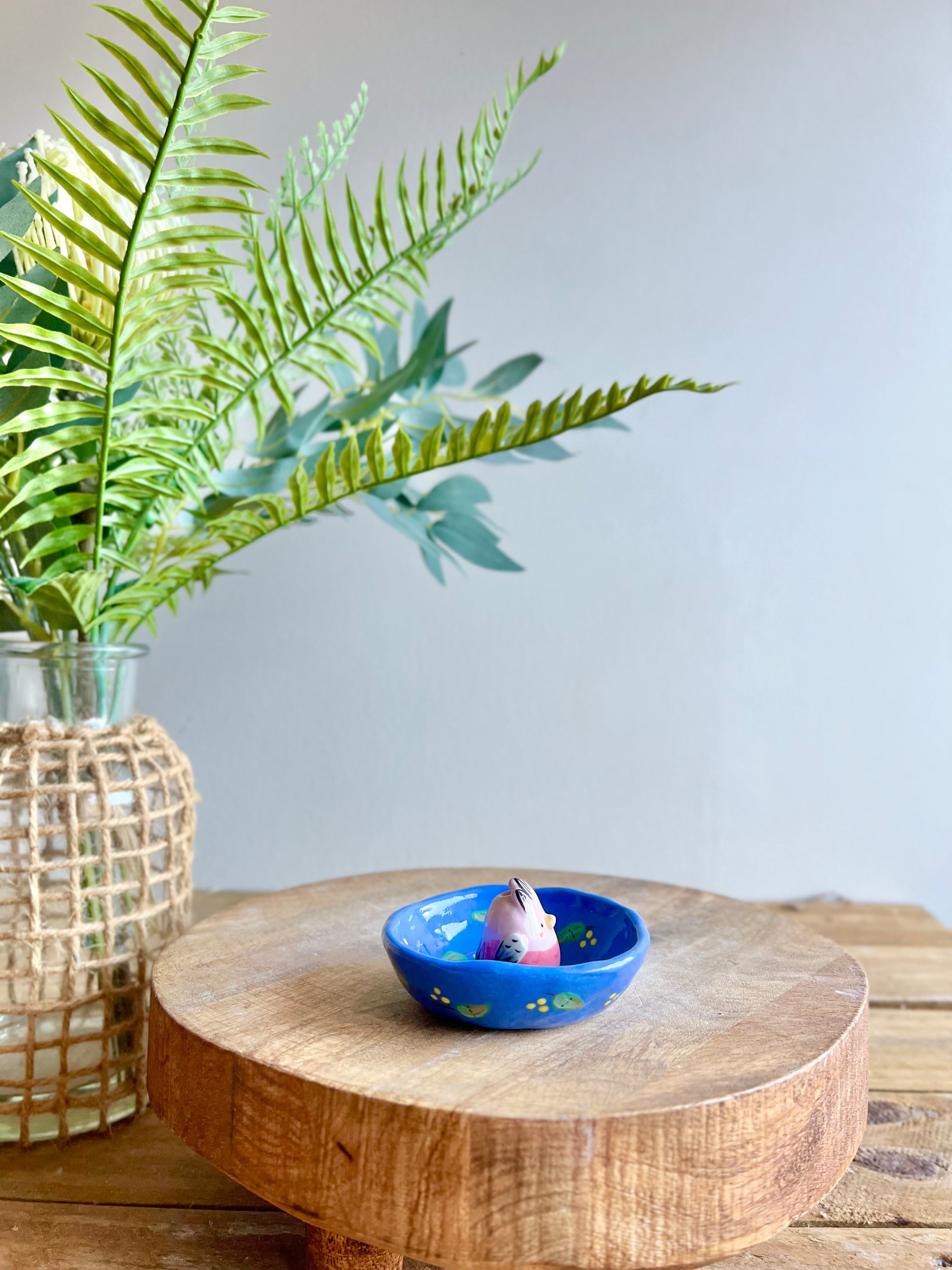 Bud vase trinket dish