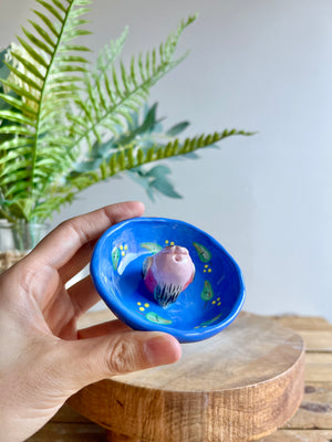 Bud vase trinket dish