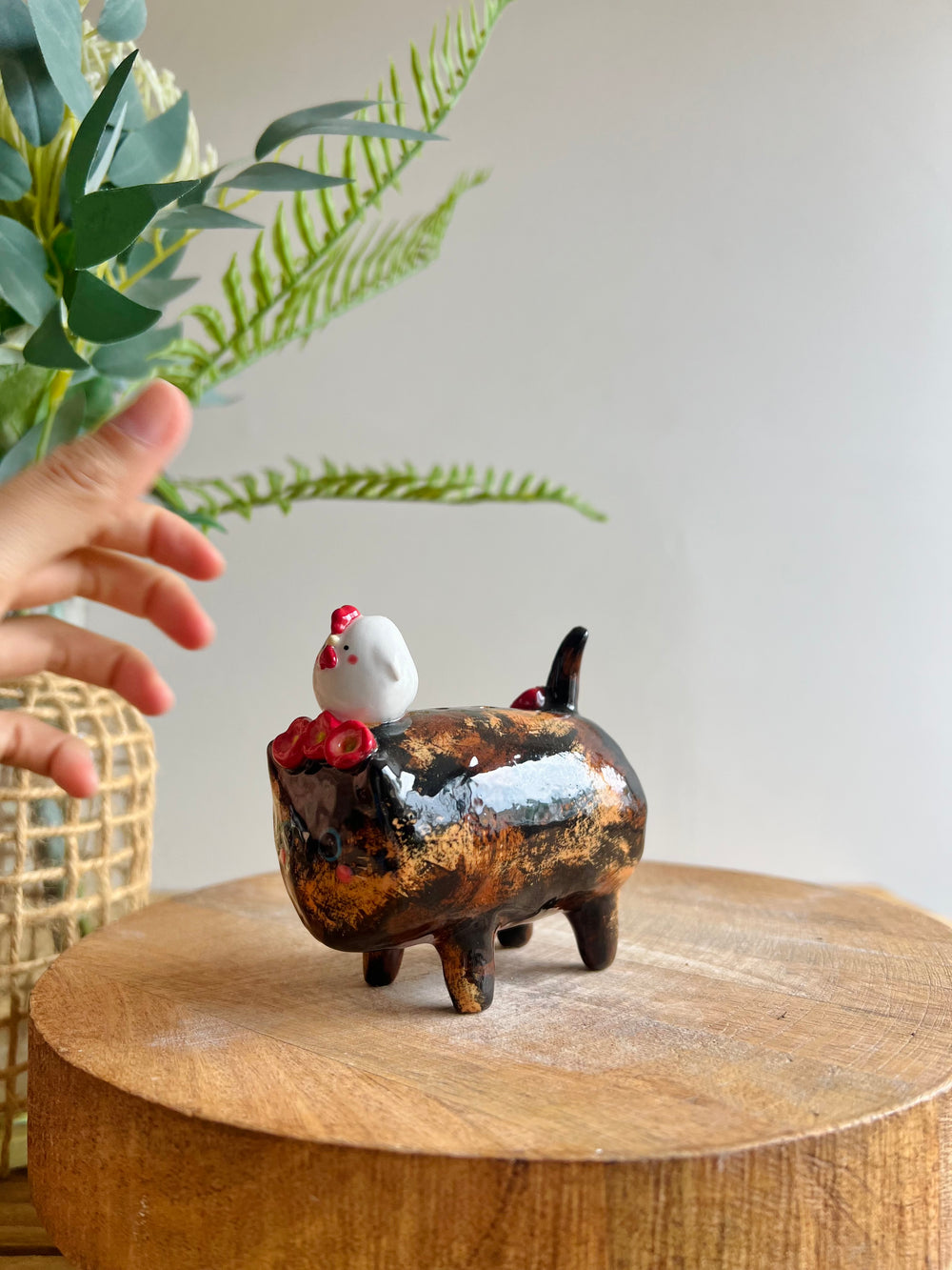 Long cat bud vase, photo 7 of 9