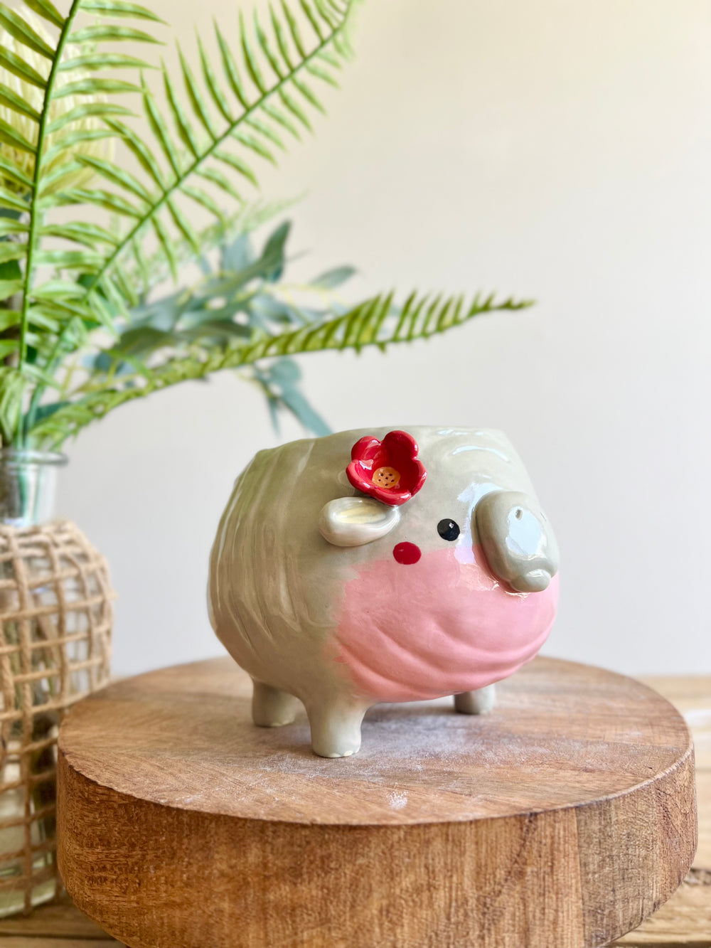 LARGE MOO DENG planter #2, photo 3 of 13