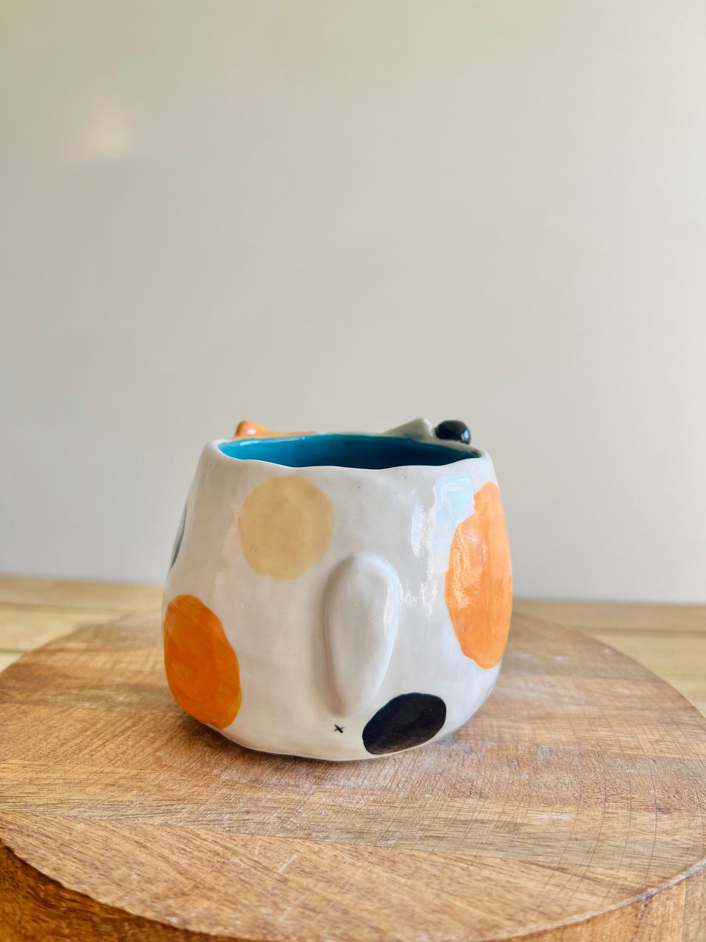 Cat pot with Totoro pot, photo 4 of 7