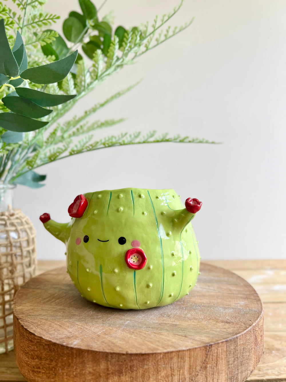 Flowery MULD Cactus pot #2, photo 7 of 11