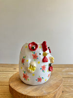 Large Chicken pot/vase