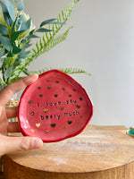 Bear planter and plate