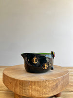 Black cat Matcha Bowl