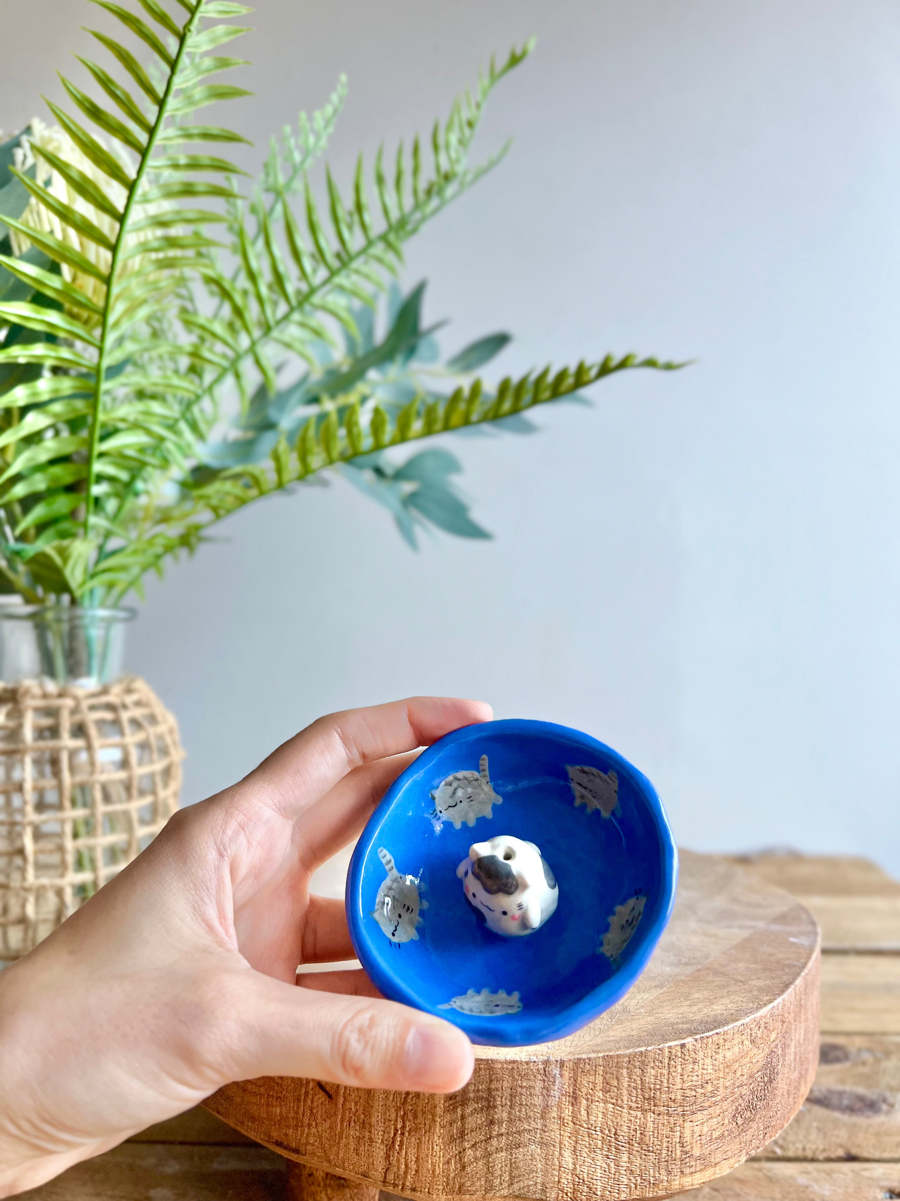 Bud vase trinket dish
