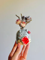 Totoro jammy toast bud vase