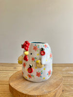 Large Chicken pot/vase